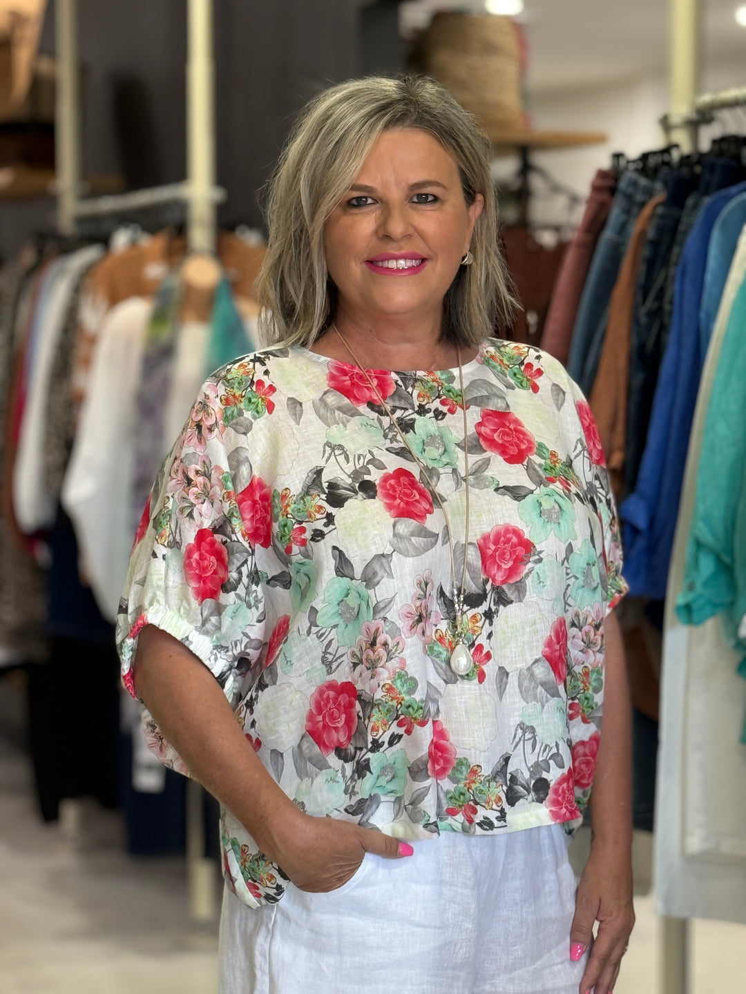 Kristie Top Floral