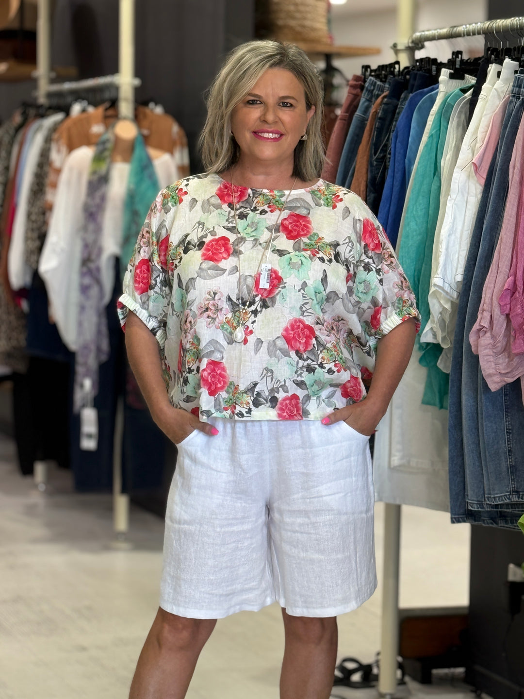 Kristie Top Floral
