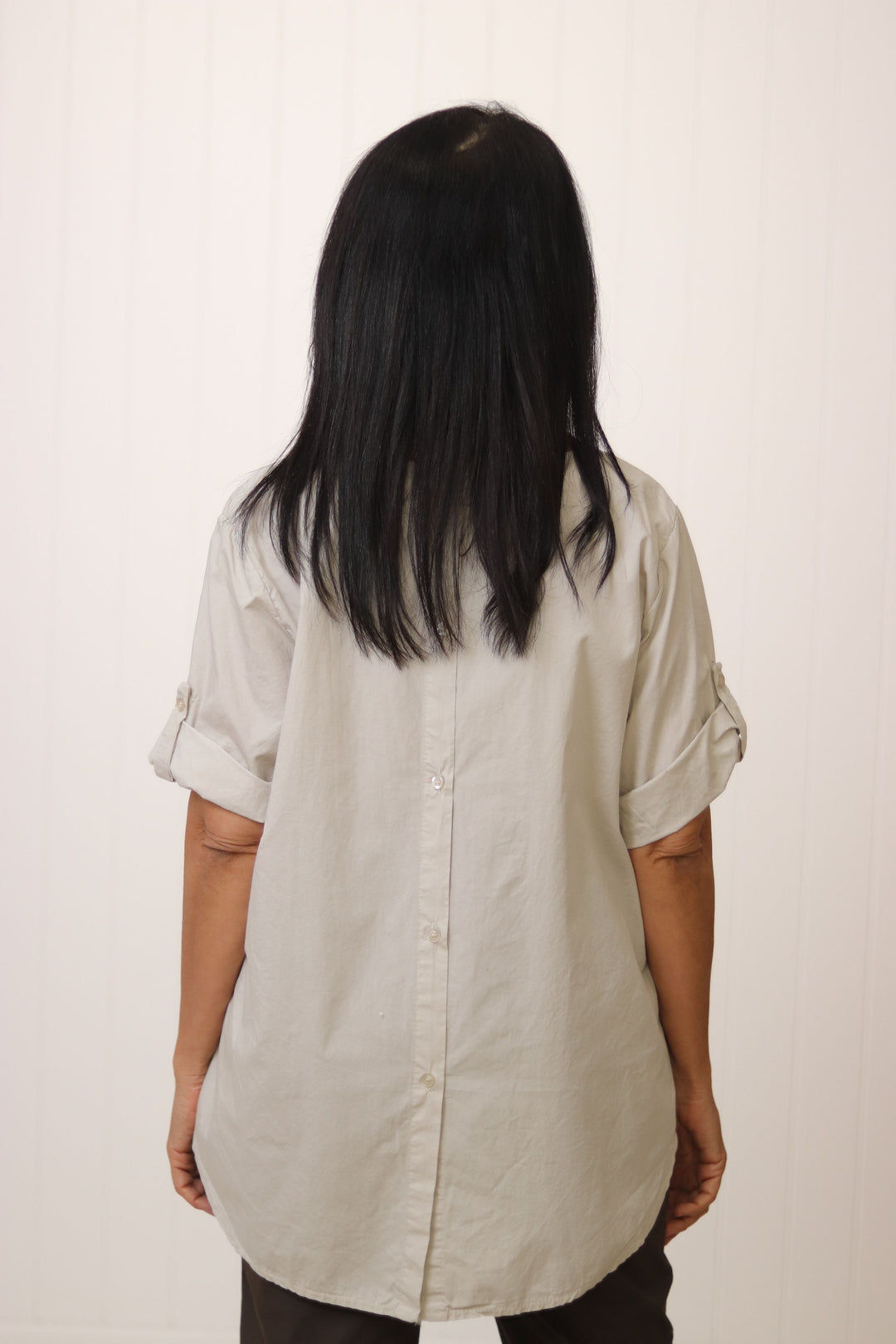 Aurora Button Detail Top