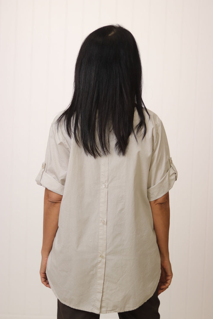 Aurora Button Detail Top