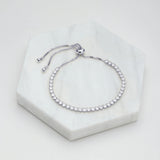 Nikki Silver Tennis Bracelet