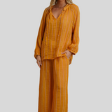 Sussana Top Velvet Stripe