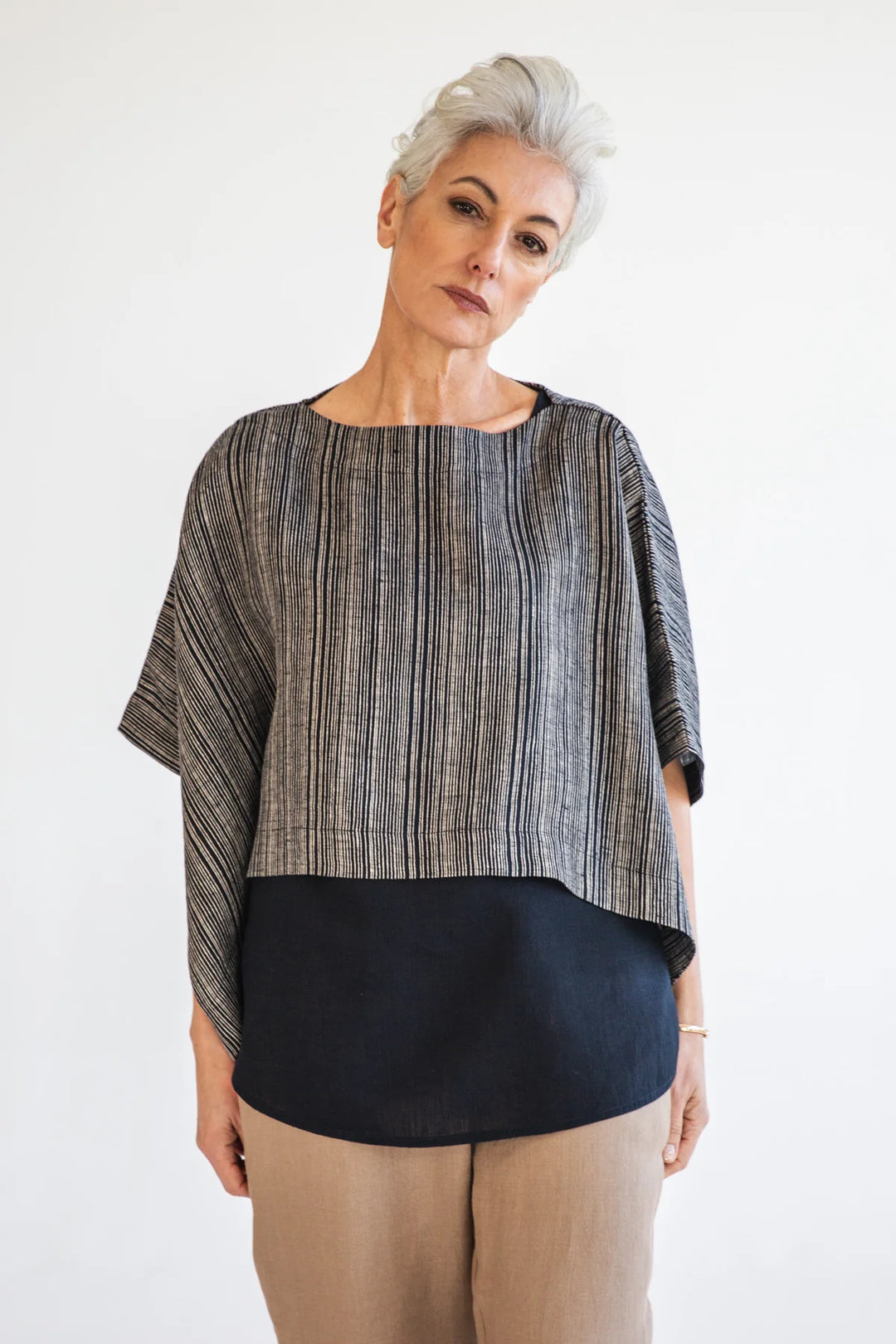 Tommy Top Raven Stripe