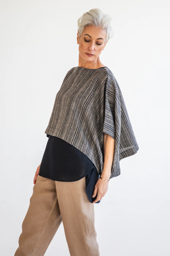 Tommy Top Raven Stripe
