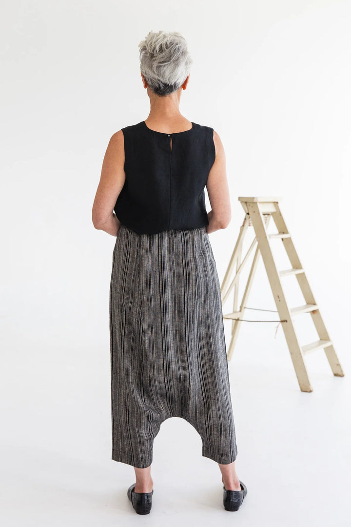 Koi Pant Raven Stripe