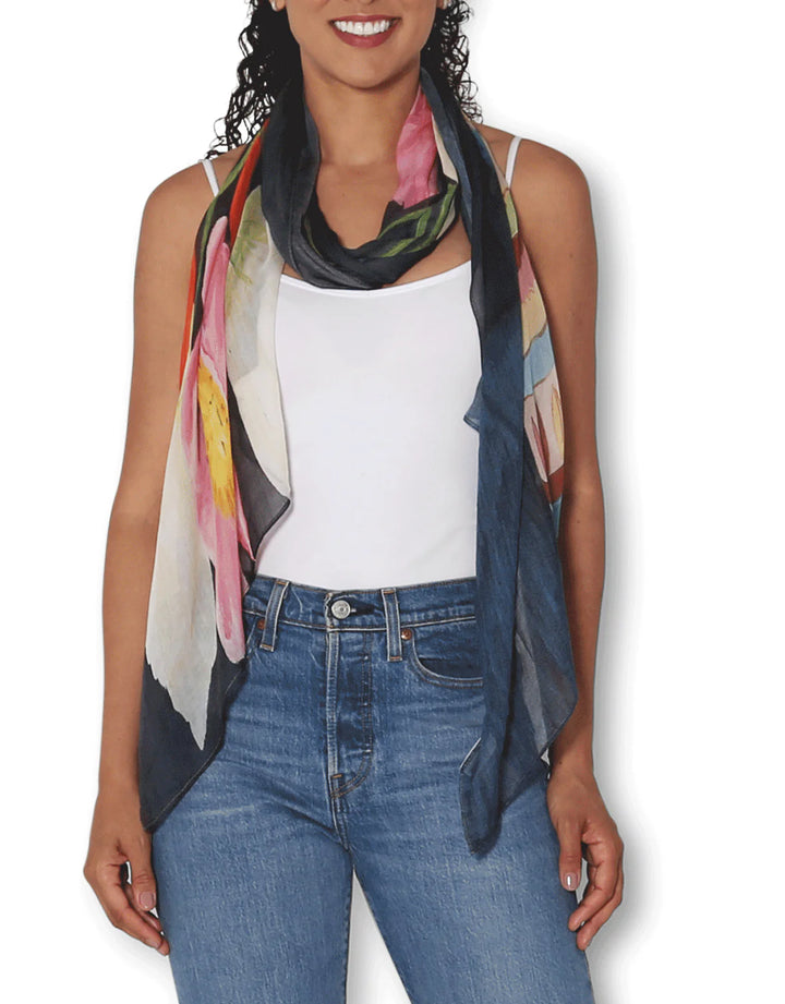 Small Scarf  Island Poppies