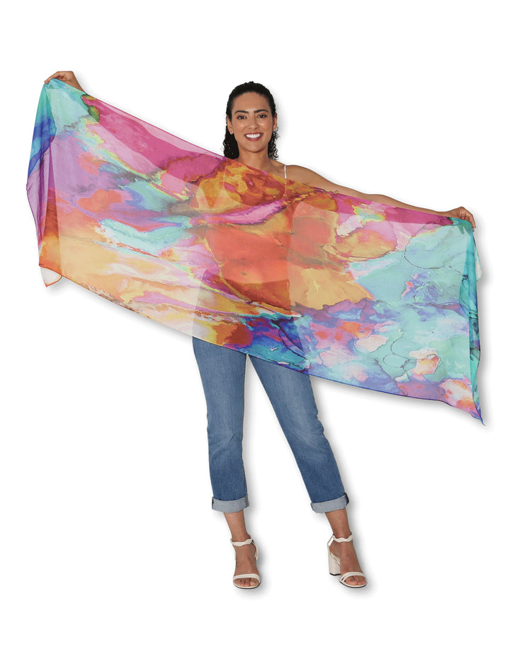 Small Scarf A Dance With Colour