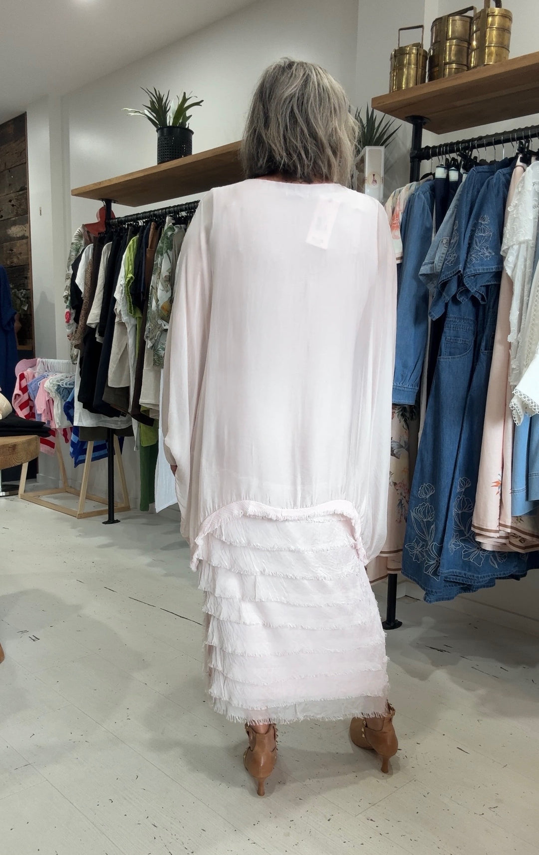 Ella Silk Layers Dress