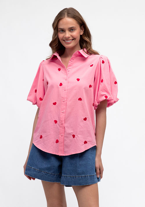 Sweet Heart Top Pink