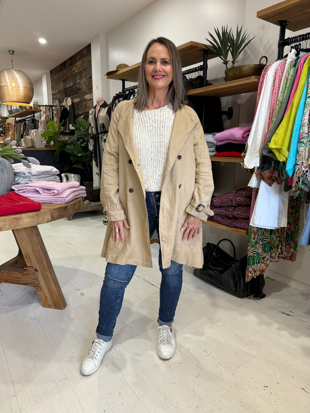 Berg French Linen Coat