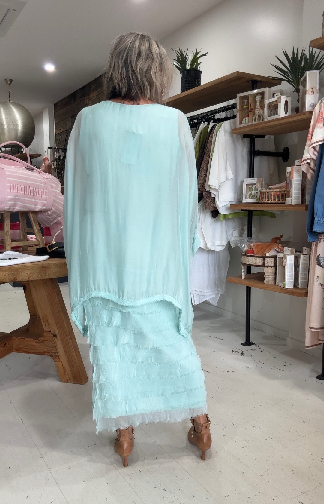 Ella Silk Layers Dress