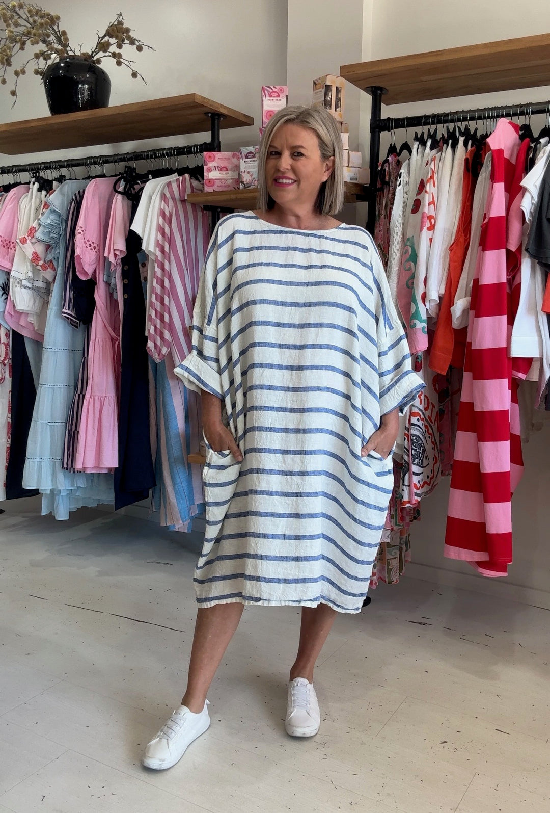 Newport Dress Stripe