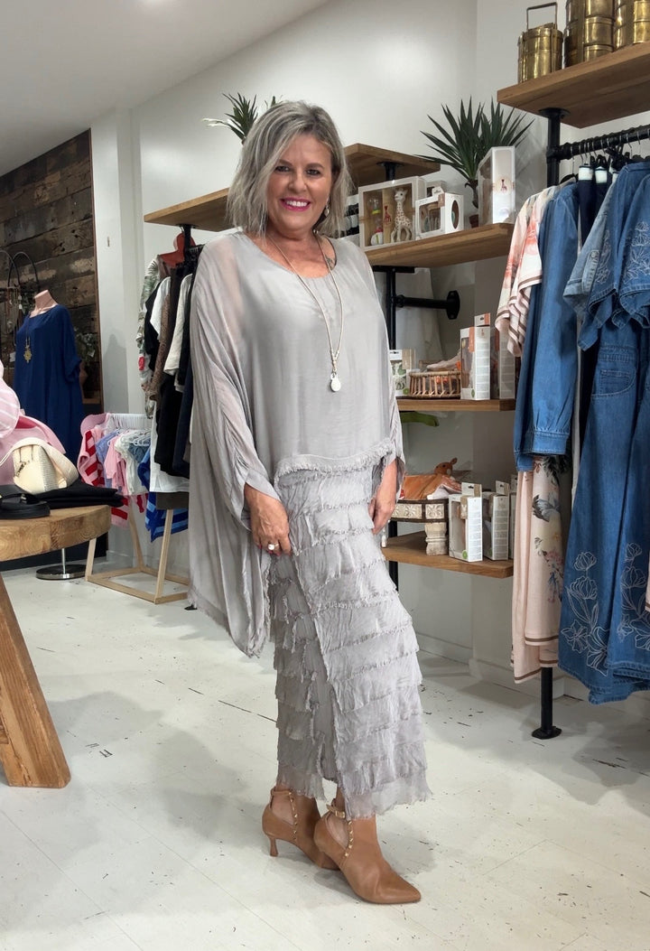 Ella Silk Layers Dress