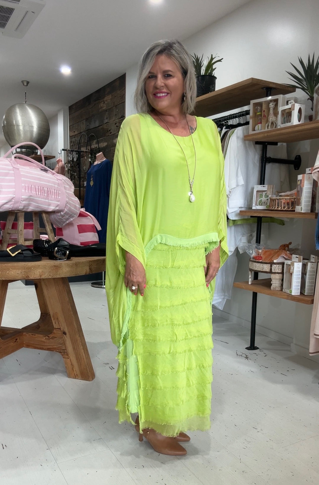 Ella Silk Layers Dress