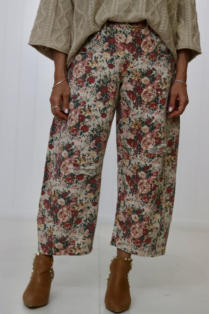 Barrel Of Dreams Jeans - Rose Garden