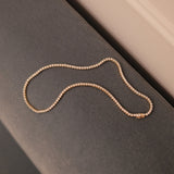Dani Gold Tennis Necklace