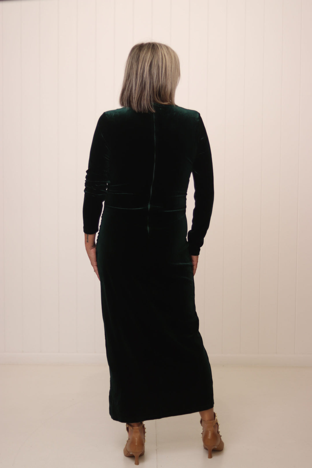 Romantic Edge Velvet Dress