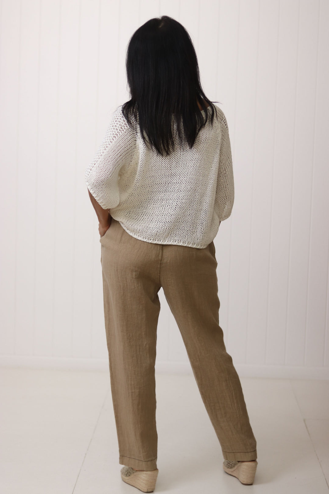 Kinsley Linen Pant w Pockets