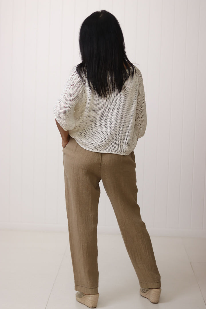 Kinsley Linen Pant w Pockets