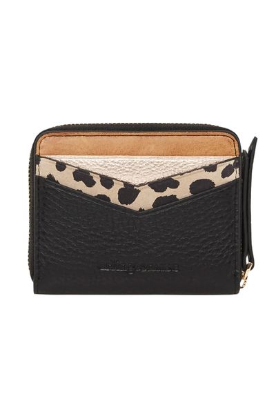 ALEXIS ZIP PURSE BLACK MULTI