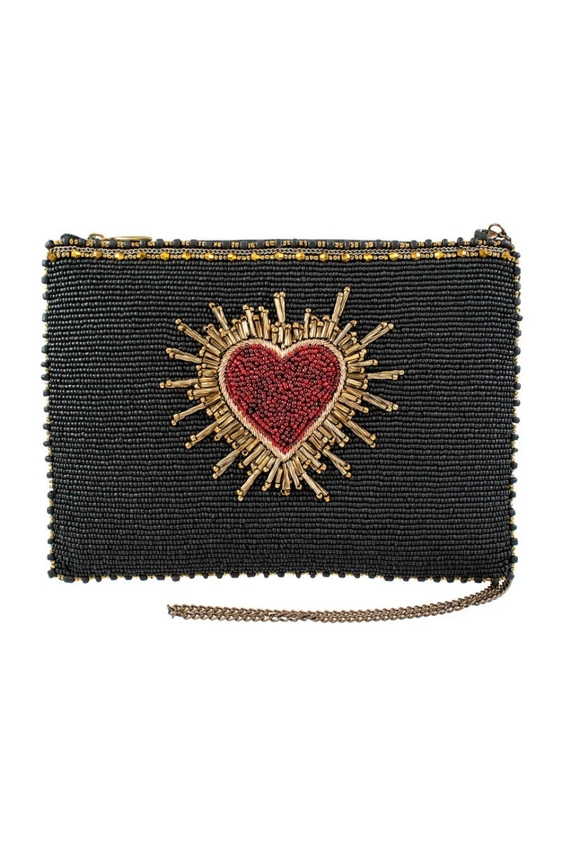 Affection Heart Beaded Bag