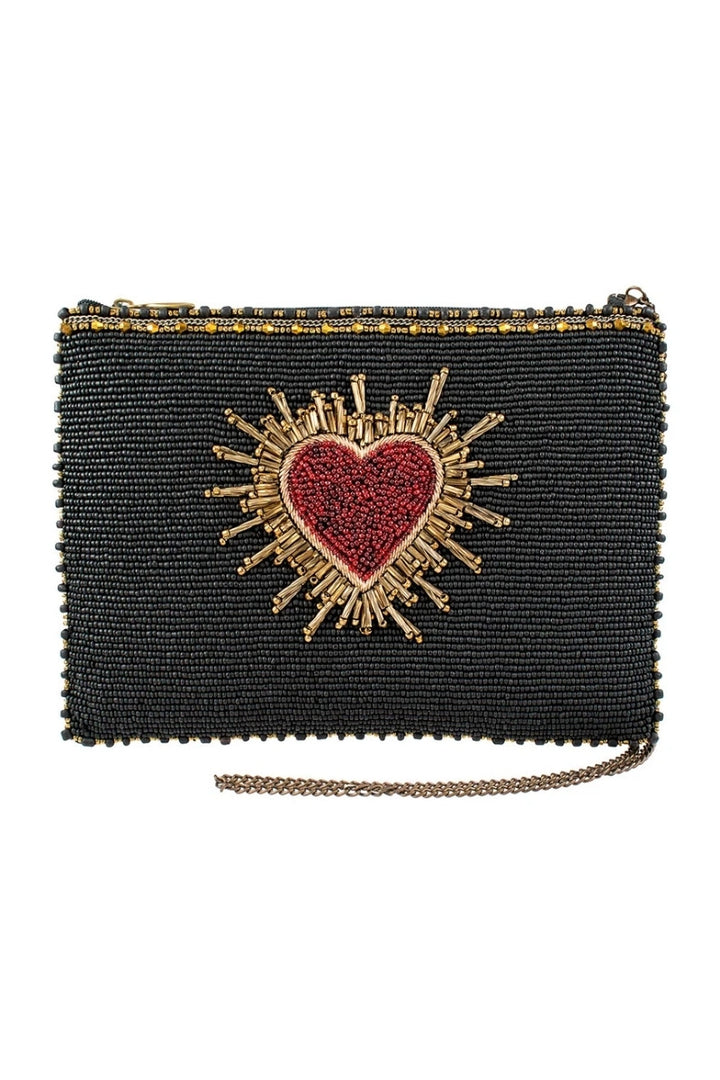 Affection Heart Beaded Bag