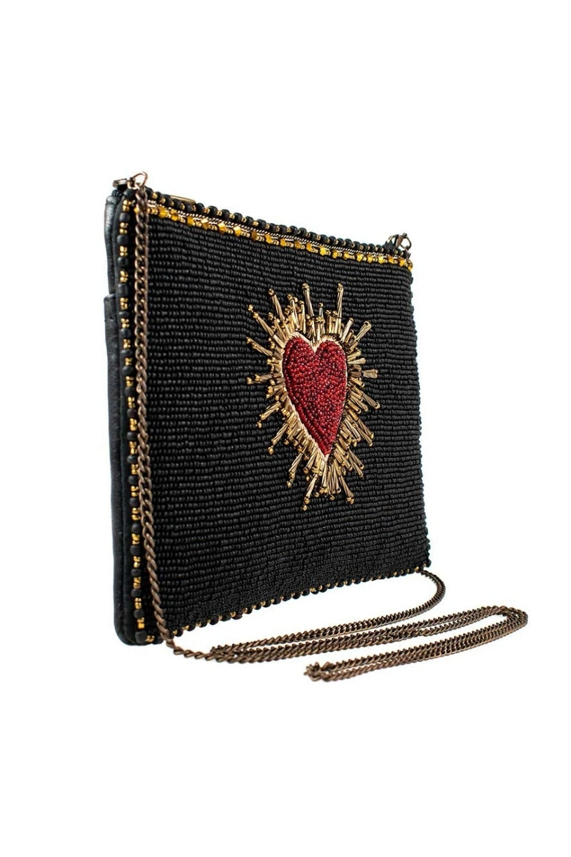 Affection Heart Beaded Bag