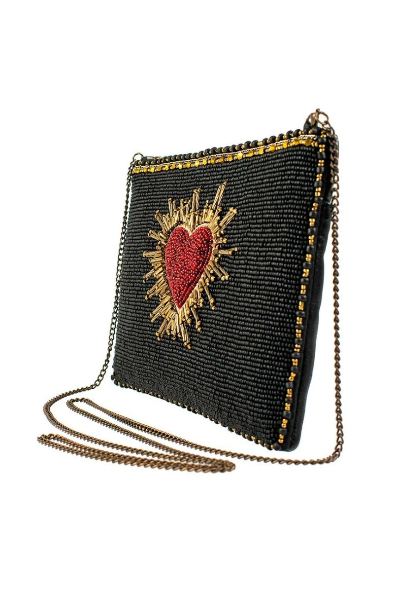 Affection Heart Beaded Bag