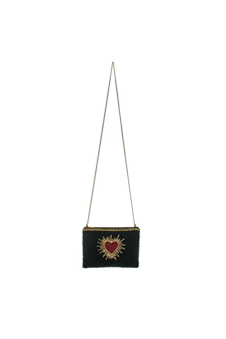 Affection Heart Beaded Bag