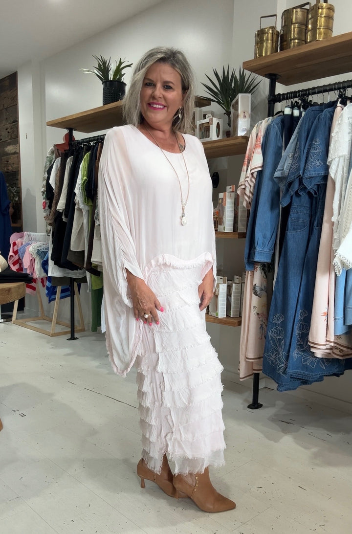 Ella Silk Layers Dress