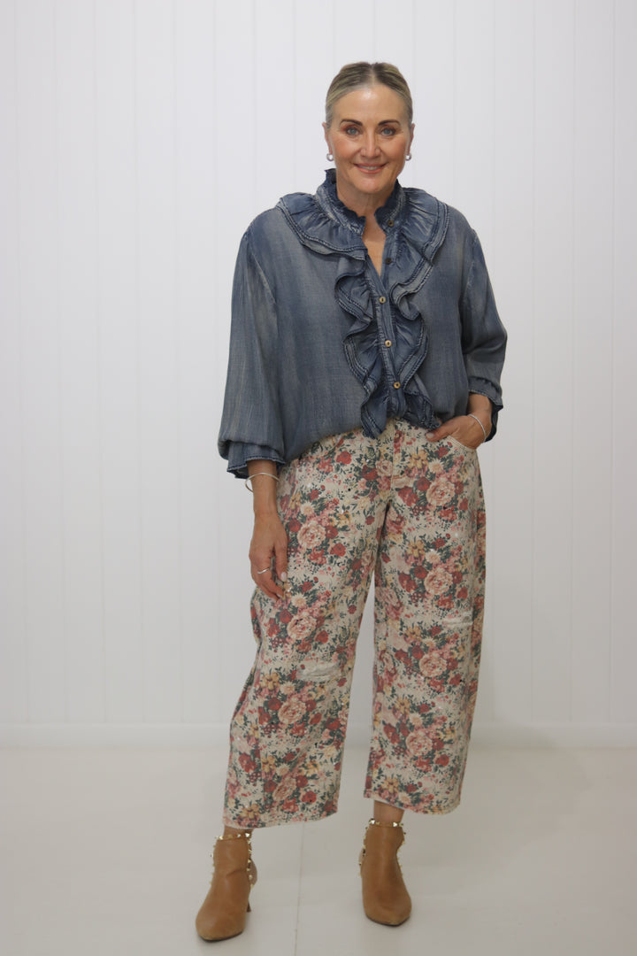 Ruffle In Time Shirt