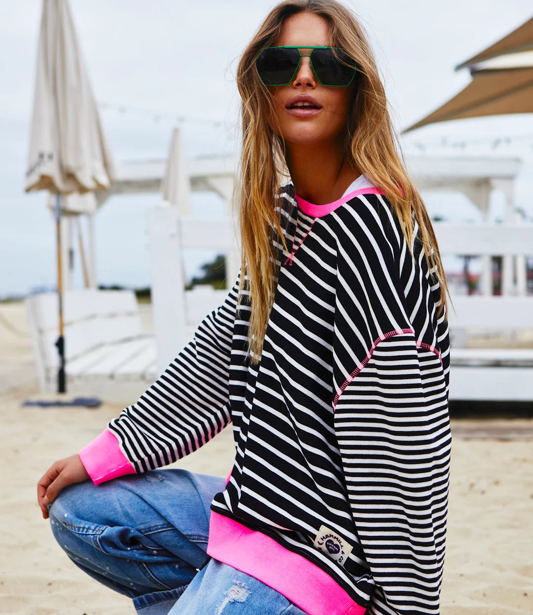 Stripe Sweat