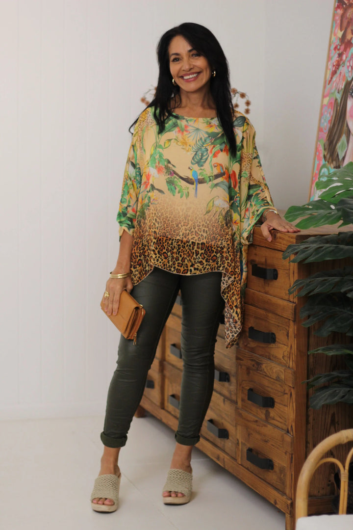 Jungle Silk Top