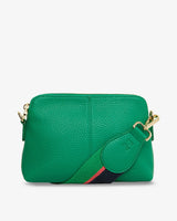 BURBANK CROSSBODY GREEN PEBBLE