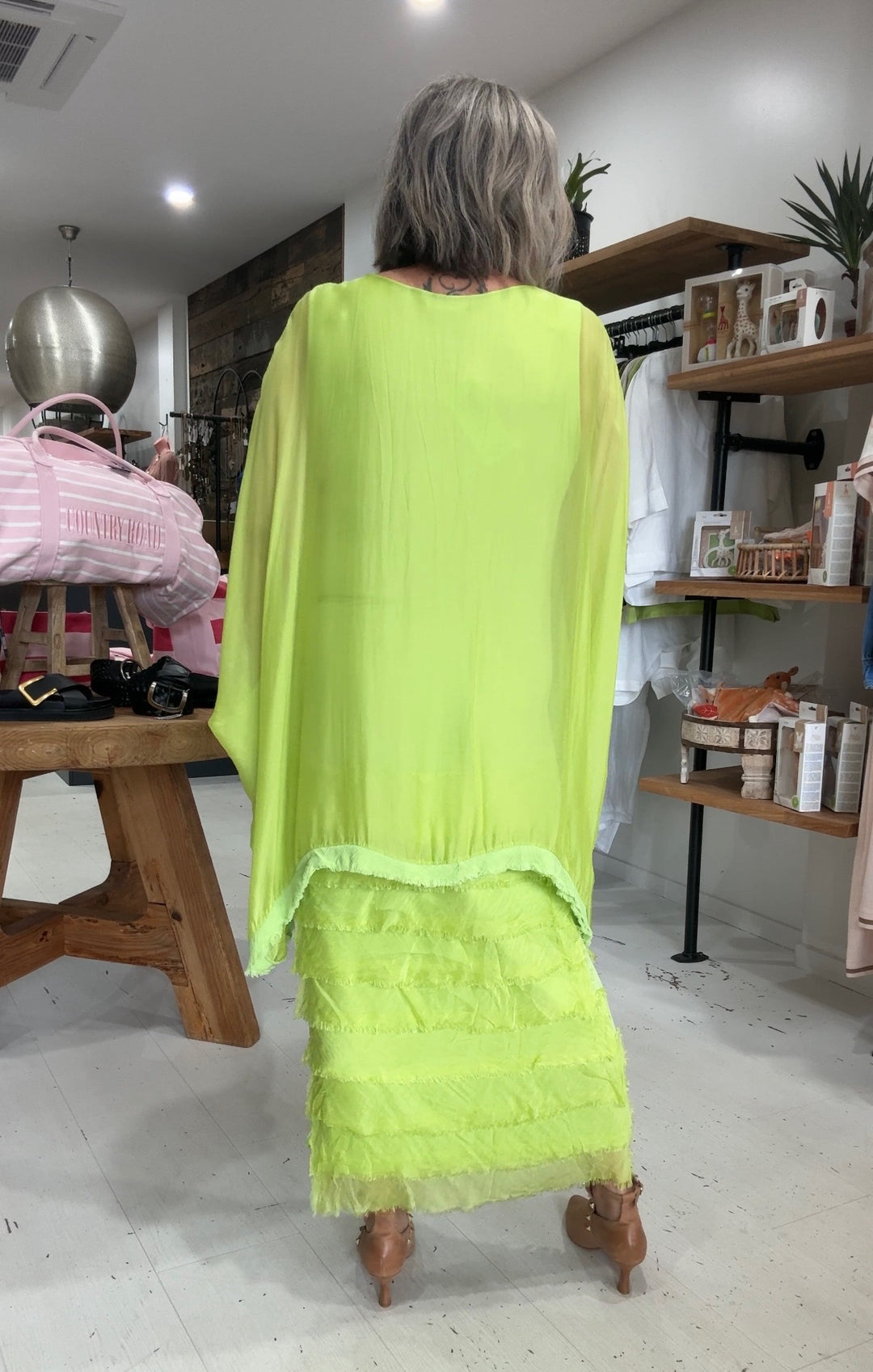 Ella Silk Layers Dress