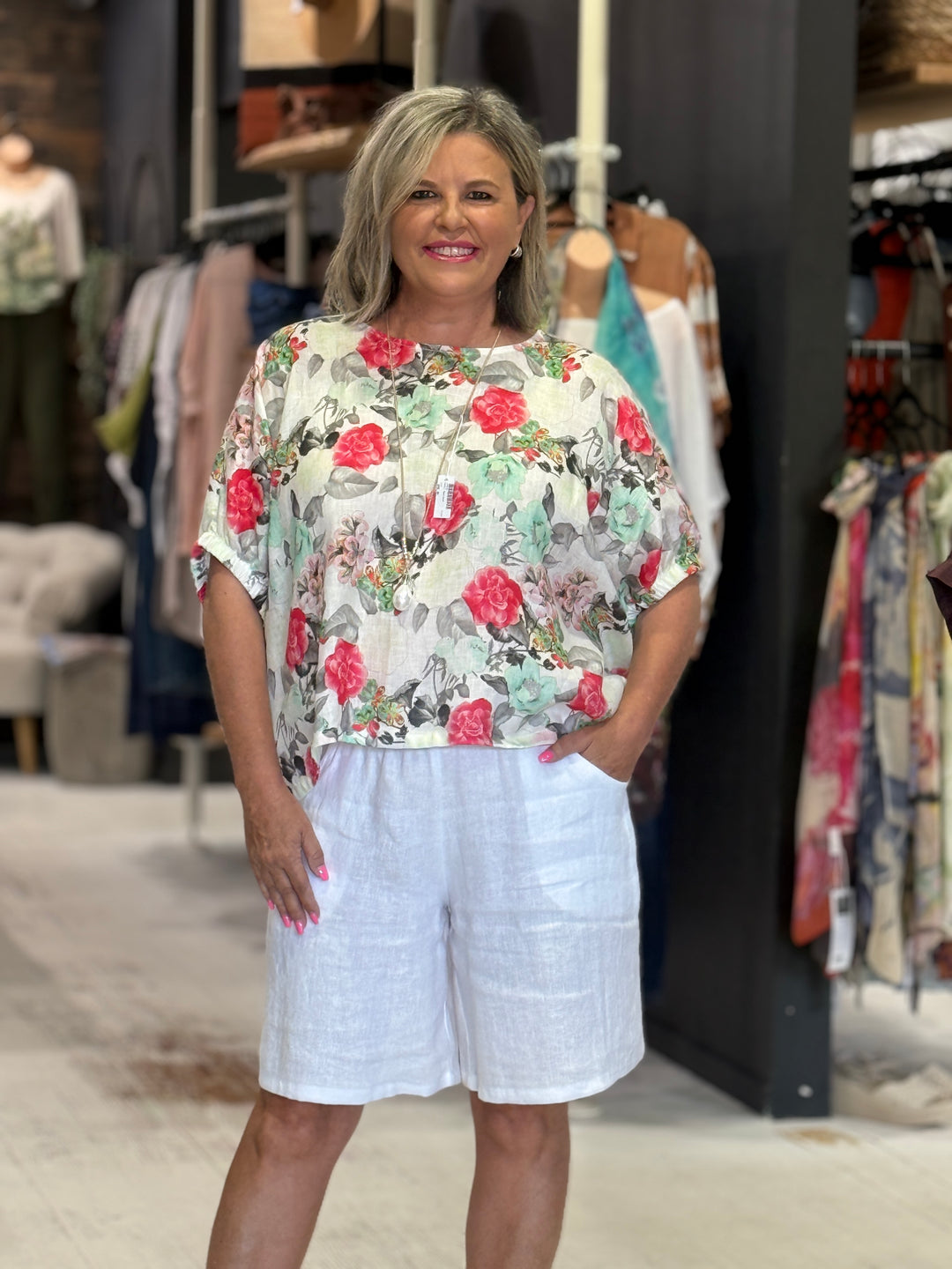 Kristie Top Floral