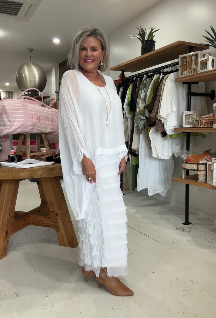 Ella Silk Layers Dress