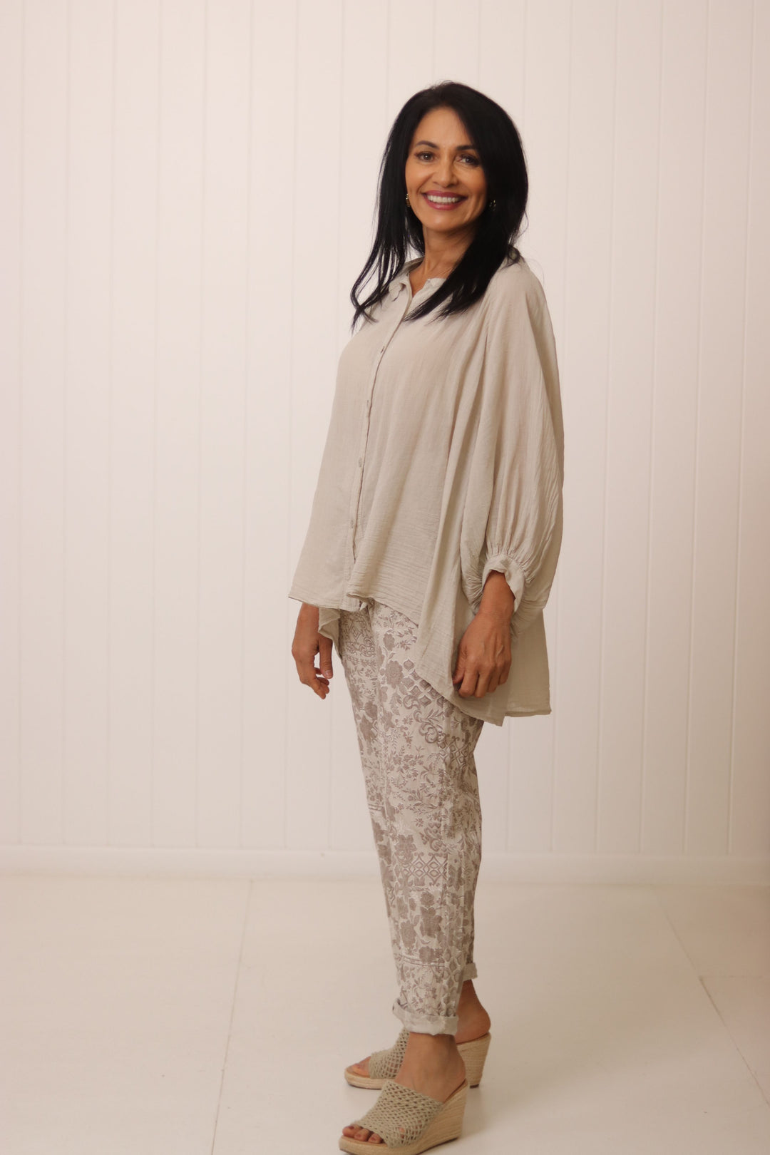 Laura Cotton Detail Top