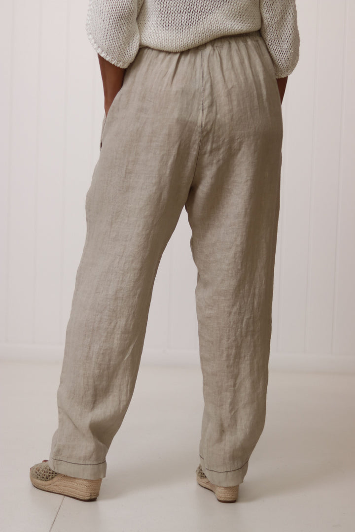 Kinsley Linen Pant w Pockets