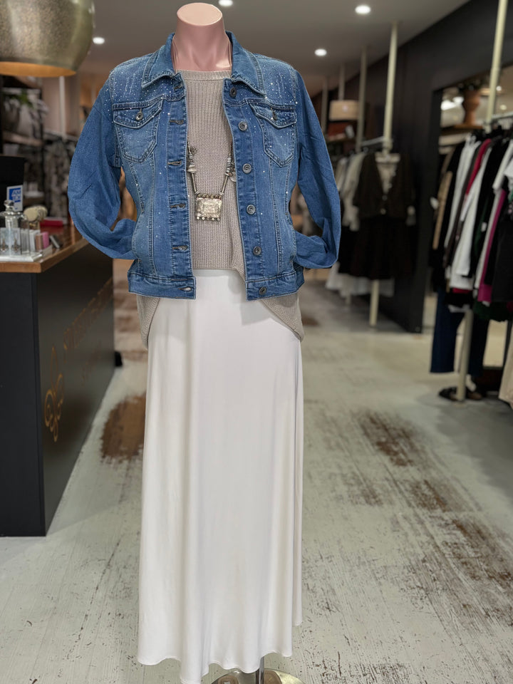 Lila Sparkle Denim Jacket