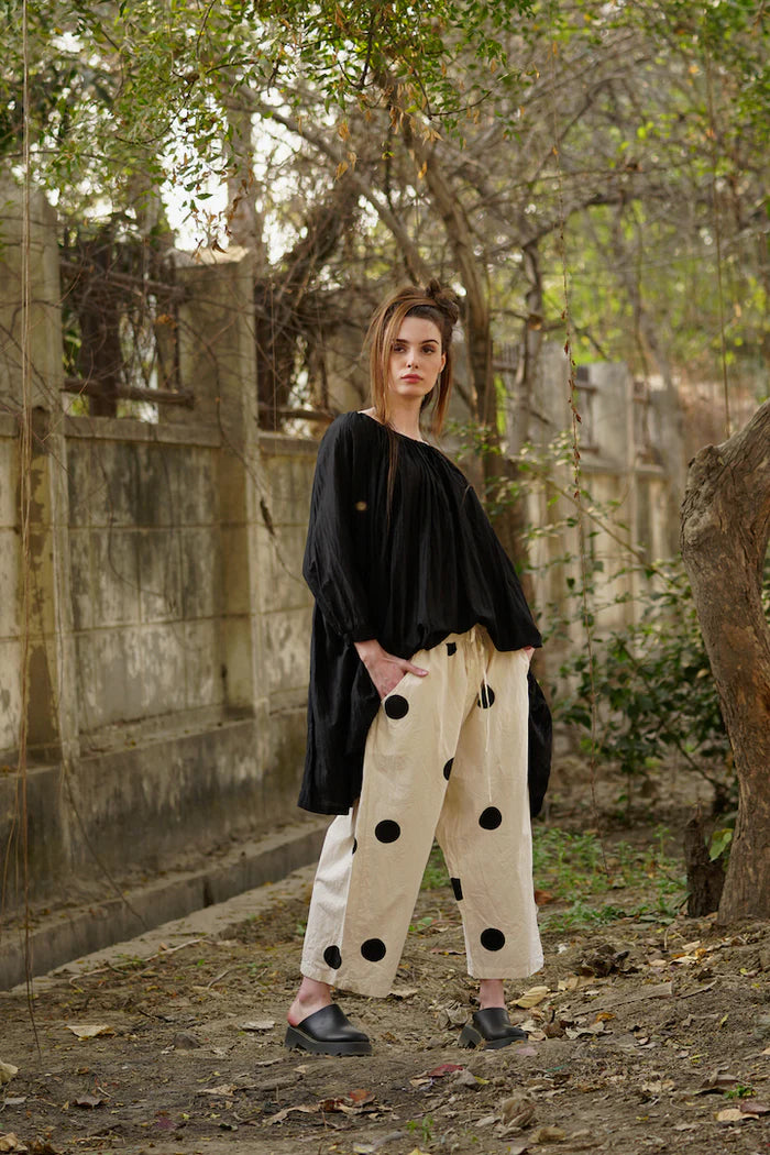 Remy Pant Black Polka Dot