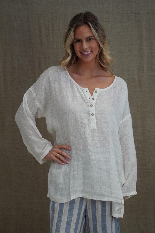 Cecilia Buttoned Top