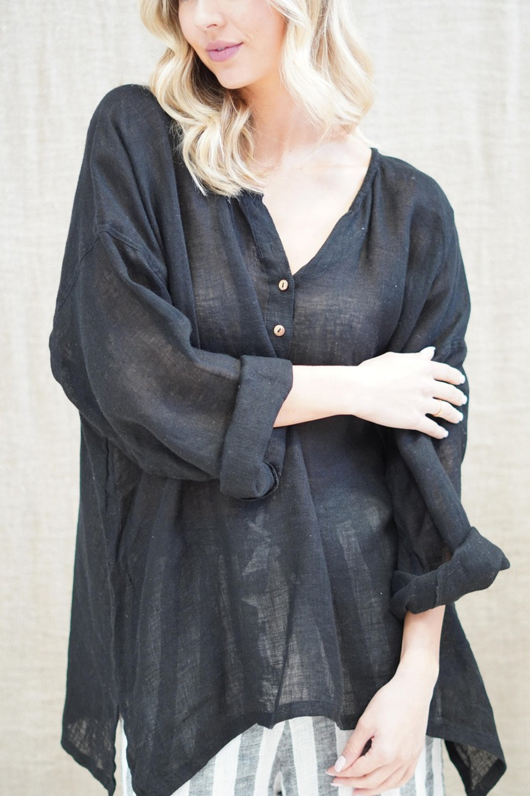 Cecilia Buttoned Top