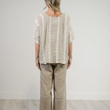 Barbara Top Gold Strand