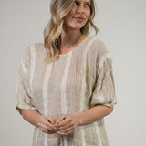 Barbara Top Gold Strand