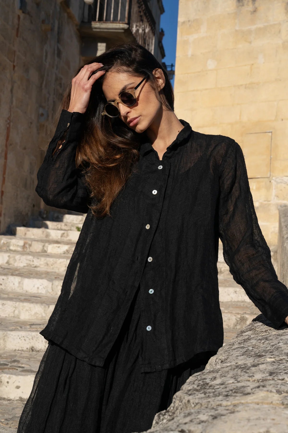 Maeve Gauze Linen Shirt