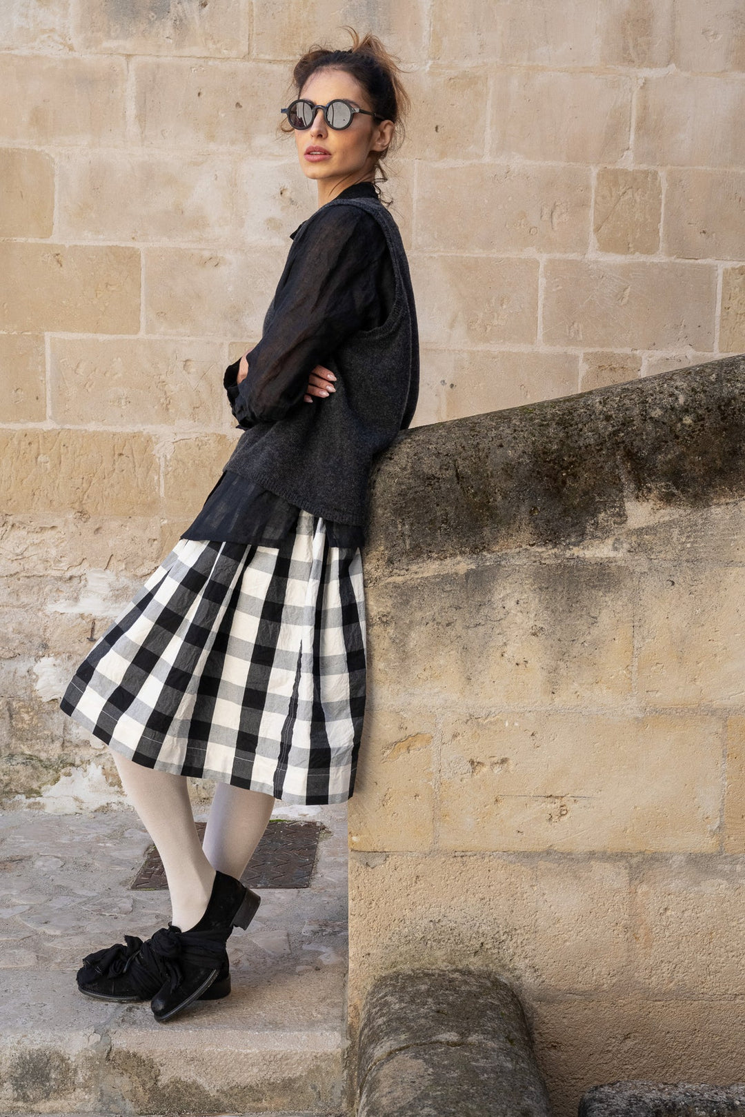 High Tea Slip Cotton Canvas Short