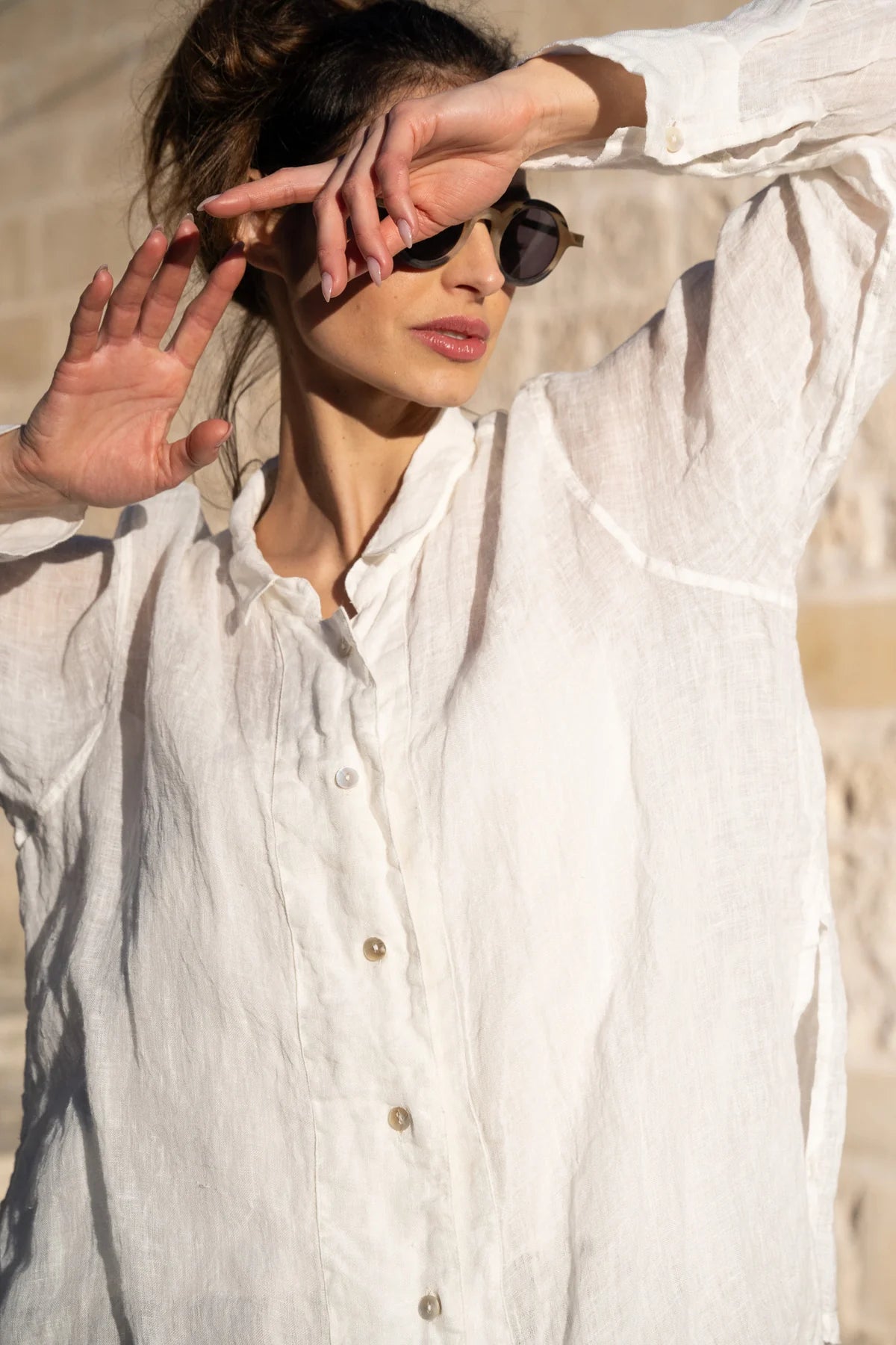 Maeve Gauze Linen Shirt