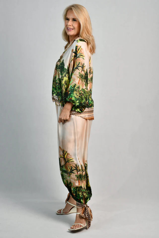 Madam Silk Tie Pants