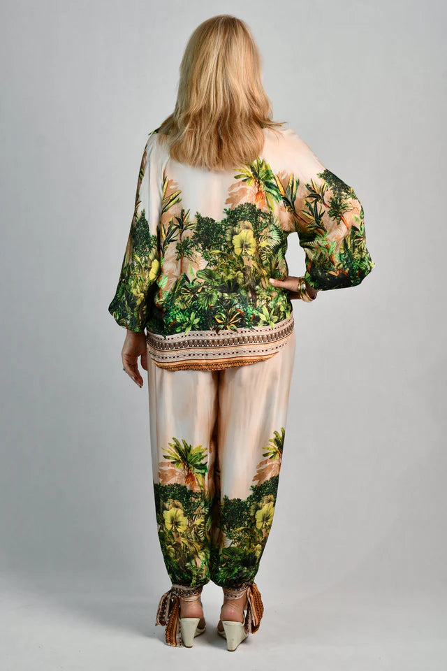 Madam Silk Tie Pants